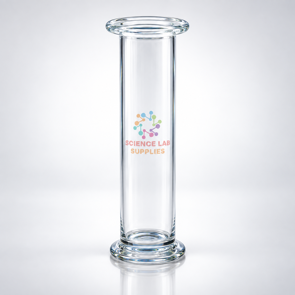 Gas Jar With Ground Flange and Foot