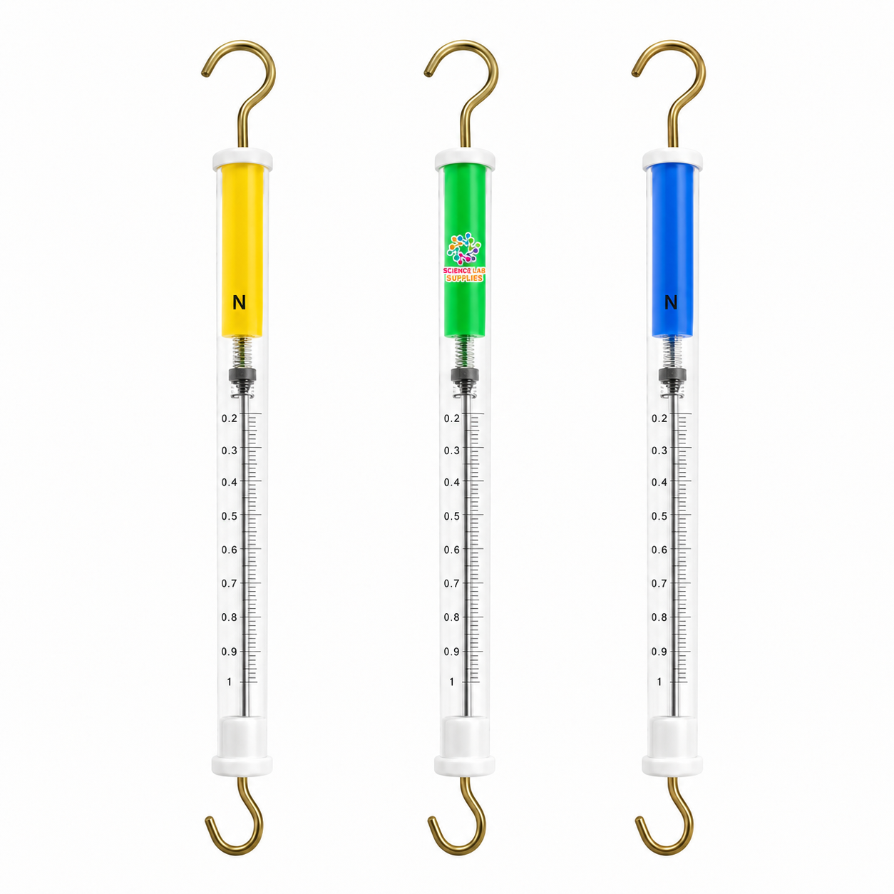 Spring (Newton) Balance Round Type, with Transparent Tubular Acrylic Body (Euro Design)