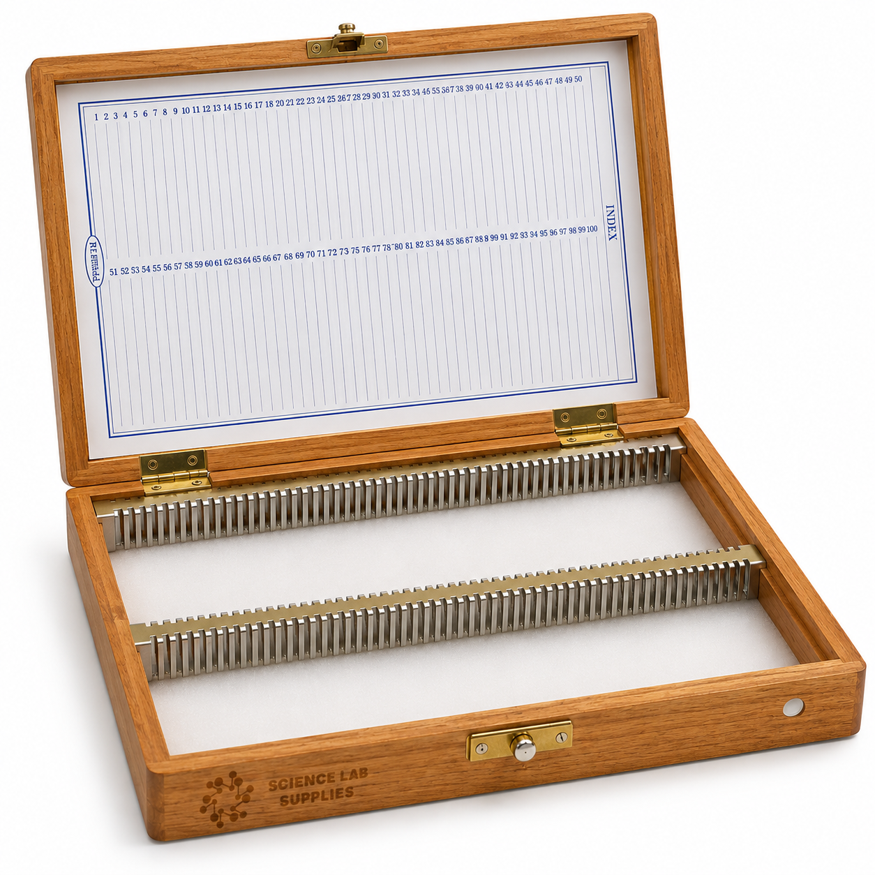 Microscope Slide Box, Wooden