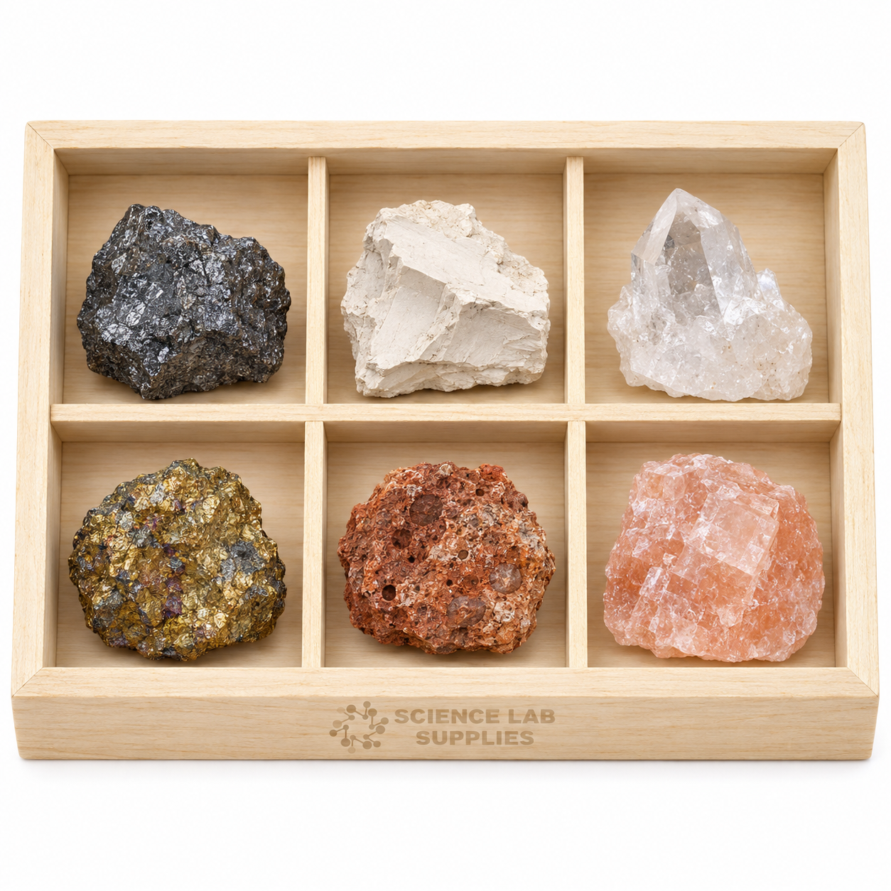 Minerals Used in the Kitchen, Set of 6