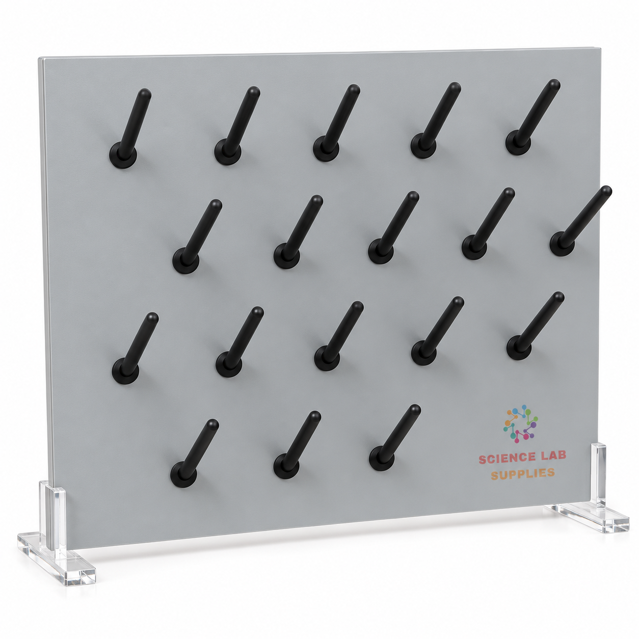 Peg Board, Euro, Acrylic, for Pharma & Lab