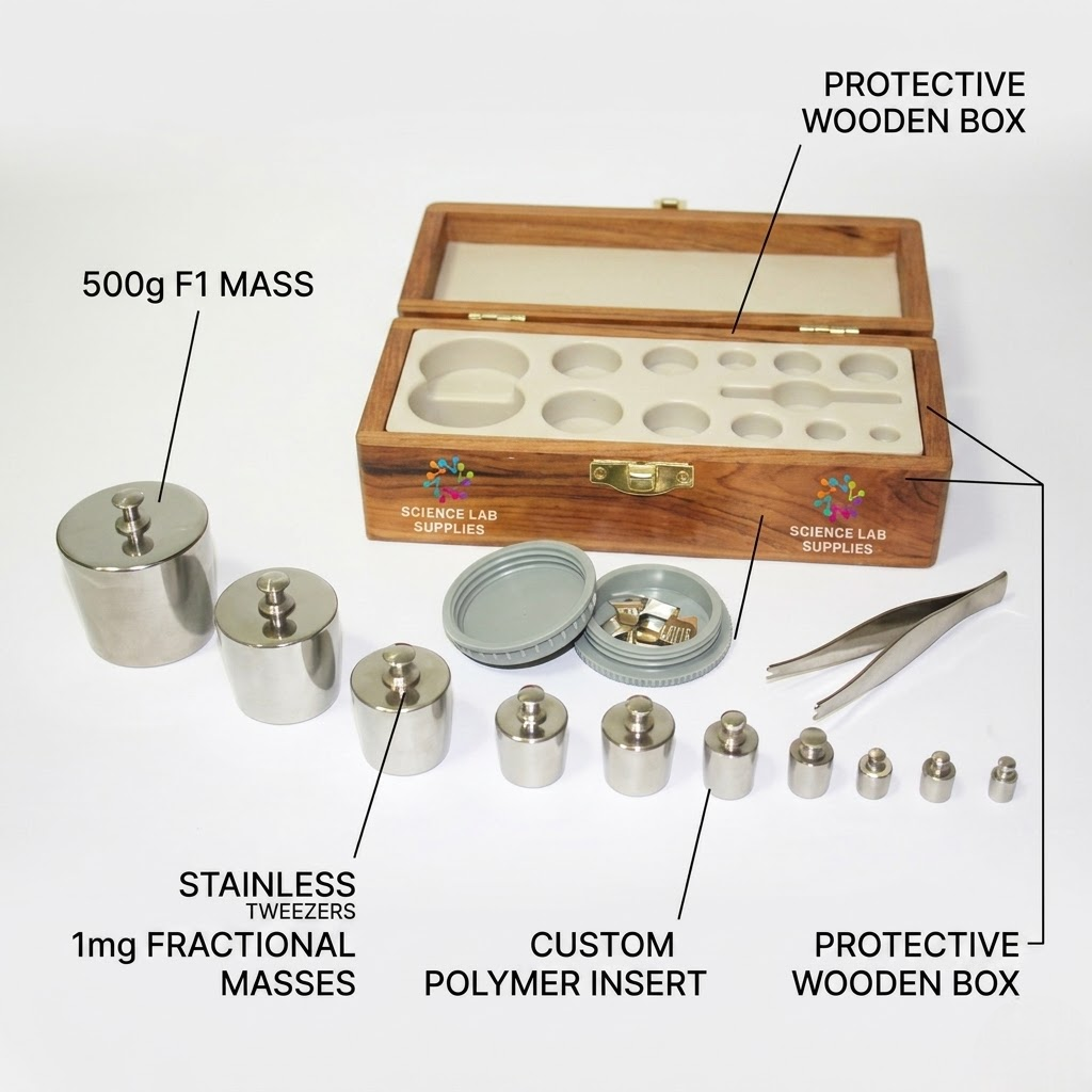 Weight Set, 1mg-500g, Class F1