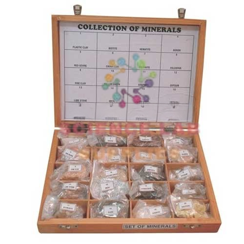 Mineral Set, Collection of 20 Minerals
