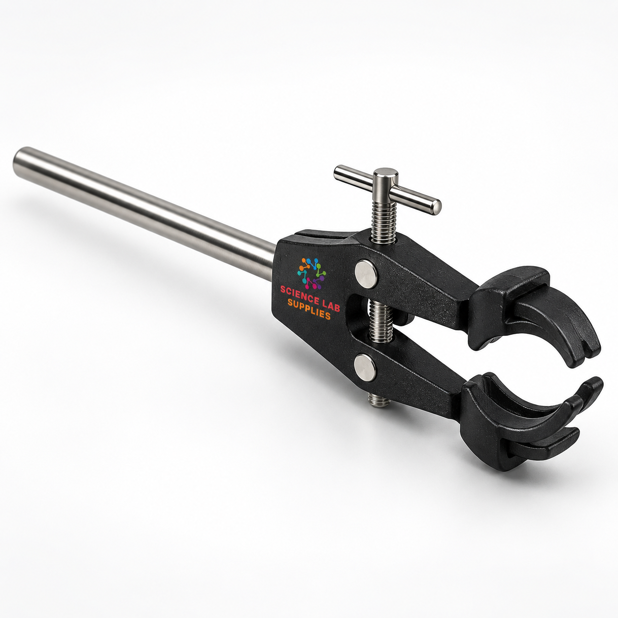 Standard Clamp Retort, Four Pronged, Pressure Die Cast