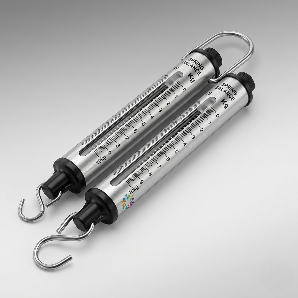 Spring (Newton) Balance, Round Type with Double Tubular Aluminium Body