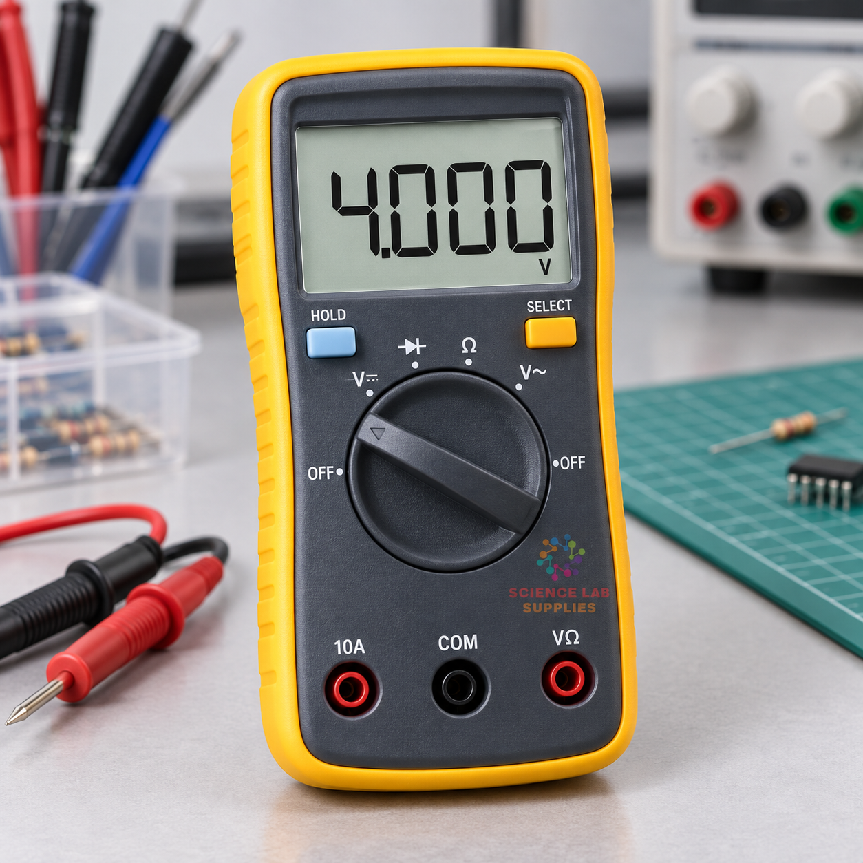 Palm / Pocket Size : 3 3/4 Digit / 4000 Count Autoranging Pocket Size Digital Multimeter