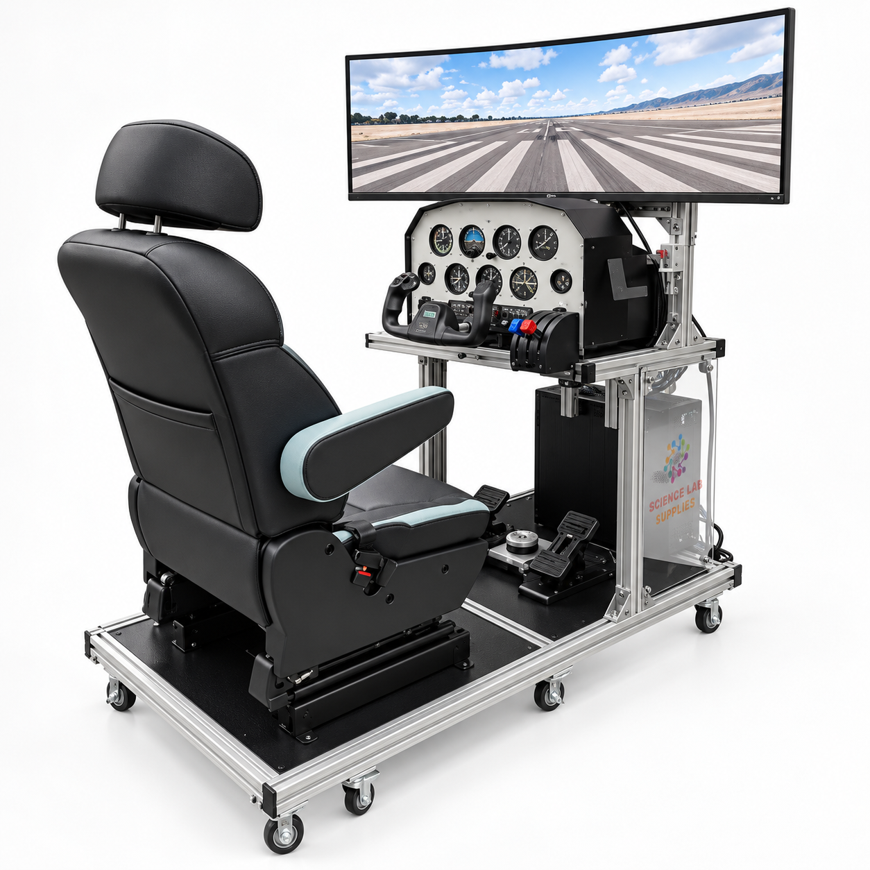 Basic Model Flight Simulator and Visual System