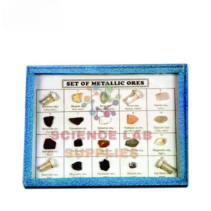 Ores Set, Collection of 20 Metallic Ores