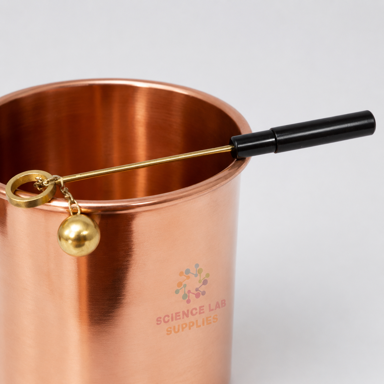 Calorimeter Copper With Thermometer Support & Stirrer