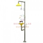 Safety Shower with Eye Wash, for Pharma & Lab