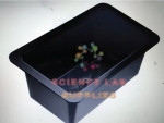 Sink, Medium, Polypropylene Plastic Black for Pharma & Lab